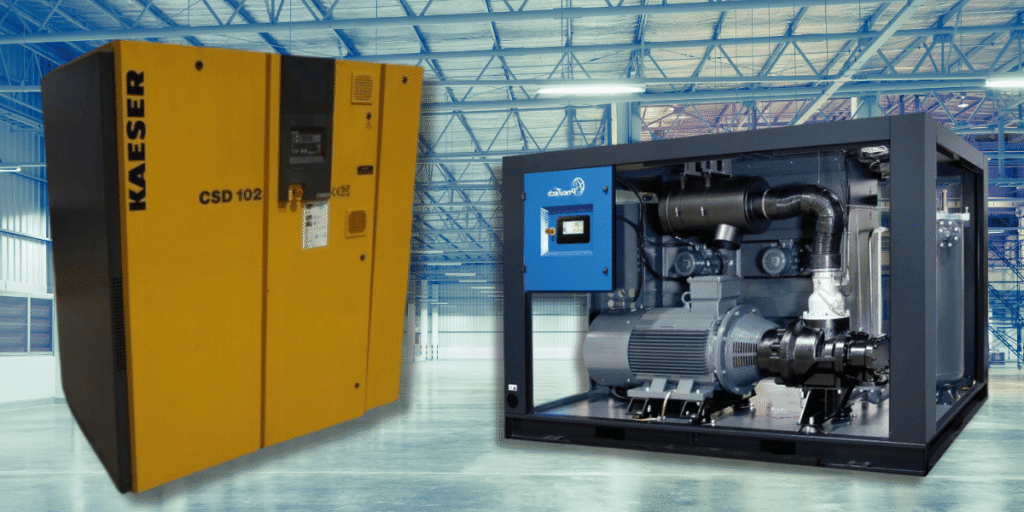 ضواغط هواء صناعية لولبية وترددية