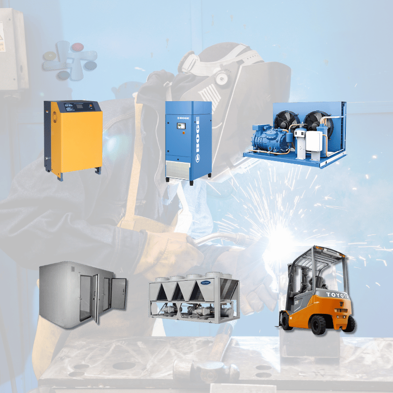 توريد وصيانة معدات المصانع وخطوط الانتاج